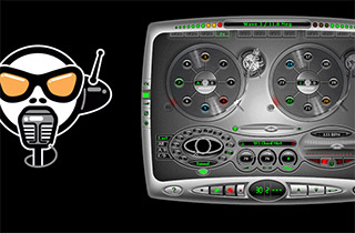 Mixman’s distinctive Logo is the DJ-Head a familiar icon with over 10 million impressions. Mixman software was also known for the retro user-interface.